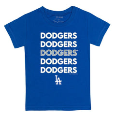 Los Angeles Dodgers Tiny Turnip Youth Stacked T-Shirt - MLB T-shirts