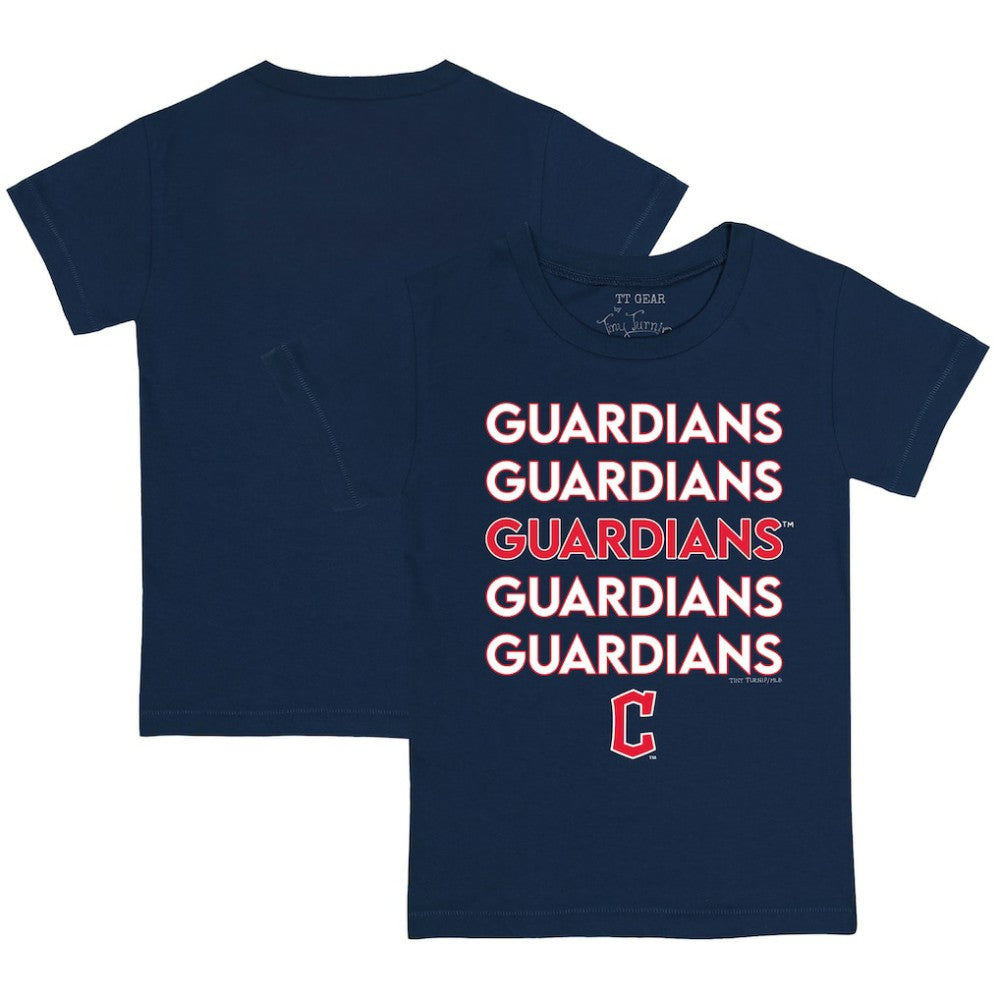 Cleveland Guardians Tiny Turnip Youth Stacked T-Shirt - MLB T-shirts