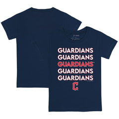Cleveland Guardians Tiny Turnip Youth Stacked T-Shirt - MLB T-shirts