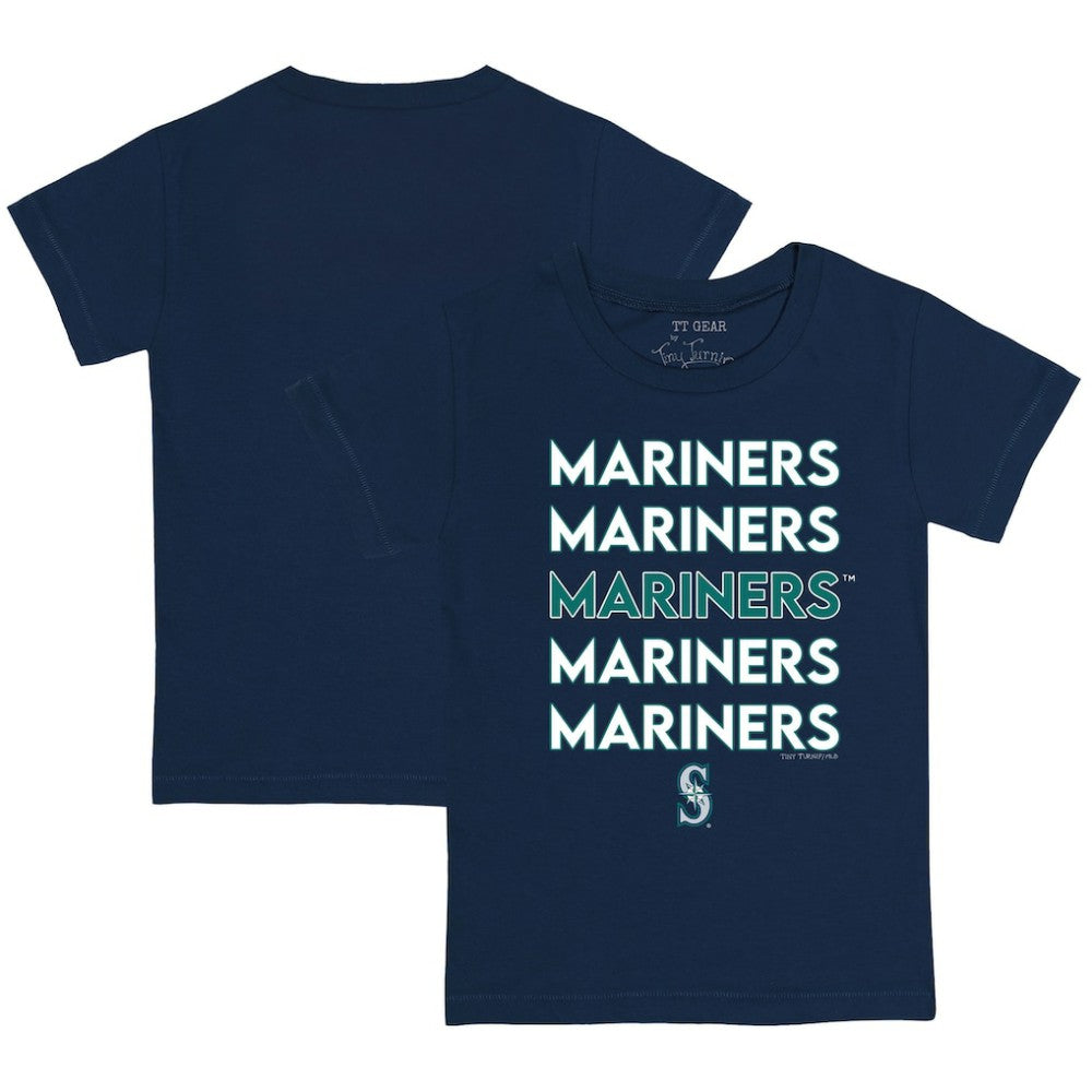 Seattle Mariners Tiny Turnip Youth Stacked T-Shirt - MLB T-shirts