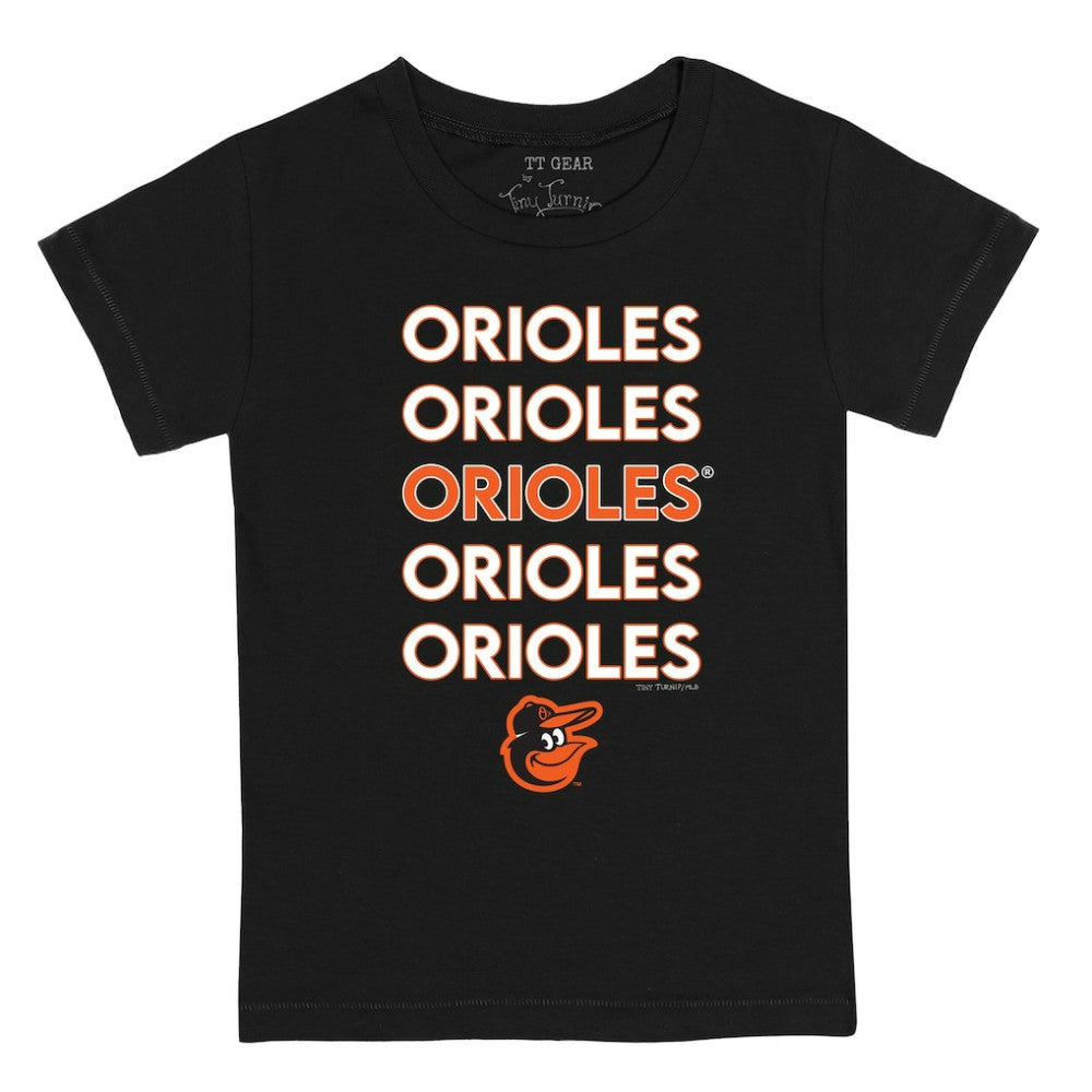 Baltimore Orioles Tiny Turnip Youth Stacked T-Shirt - MLB T-shirts