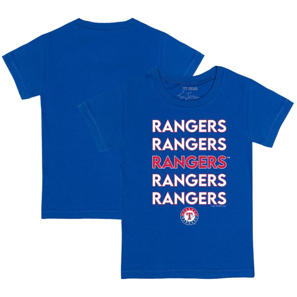 Texas Rangers Tiny Turnip Youth Stacked T-Shirt - MLB T-shirts