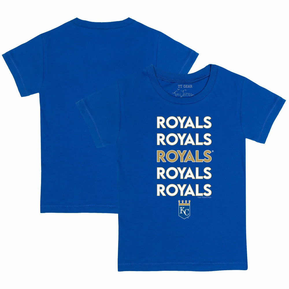Kansas City Royals Tiny Turnip Youth Stacked T-Shirt - MLB T-shirts