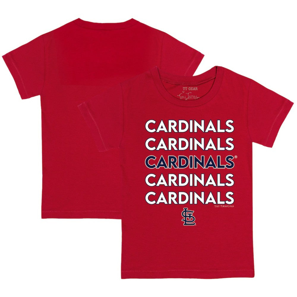 St. Louis Cardinals Tiny Turnip Youth Stacked T-Shirt - MLB T-shirts