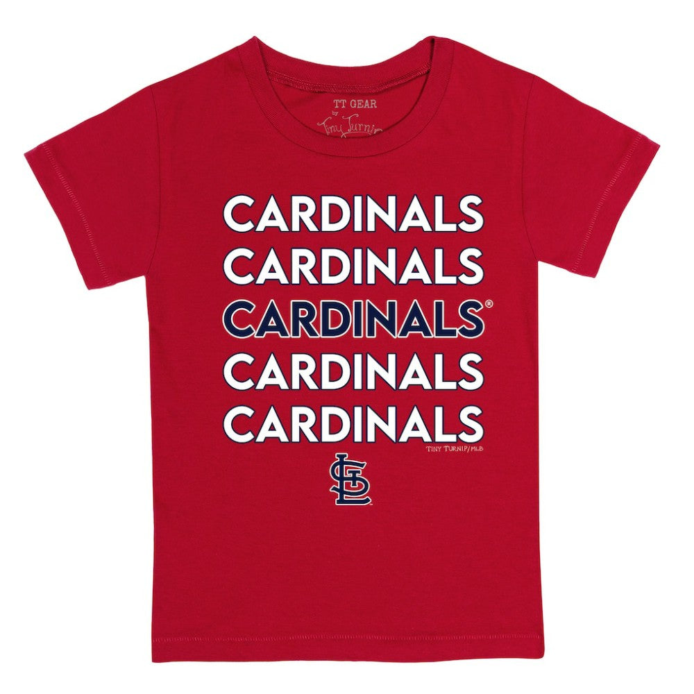 St. Louis Cardinals Tiny Turnip Youth Stacked T-Shirt - MLB T-shirts