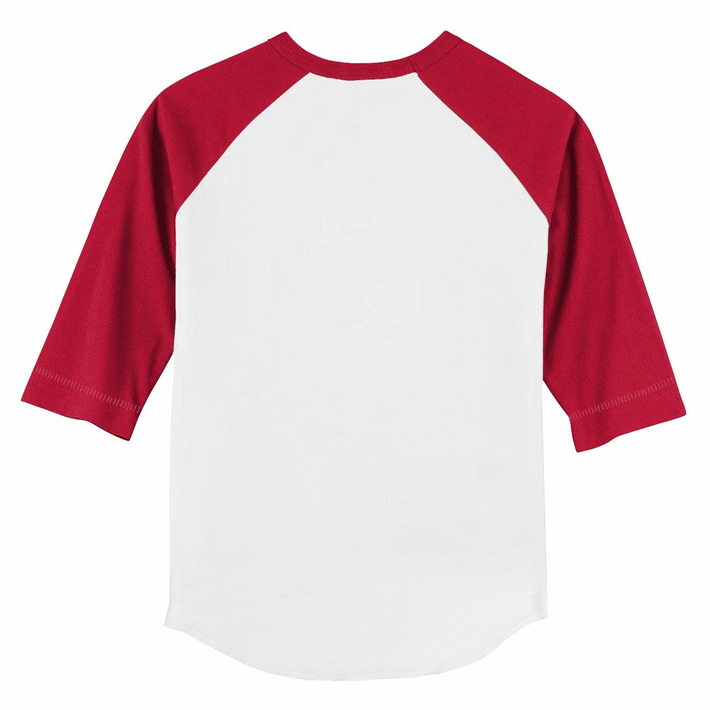 Cincinnati Reds Tiny Turnip Youth Stacked 3/4-Sleeve Raglan T-Shirt - MLB T-shirts