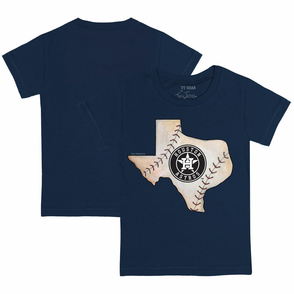 Houston Astros Tiny Turnip Youth State Outline T-Shirt - MLB T-shirts