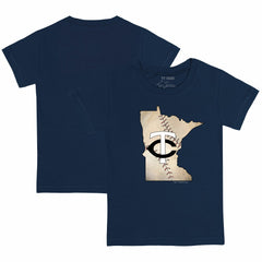 Minnesota Twins Tiny Turnip Youth State Outline T-Shirt - MLB T-shirts