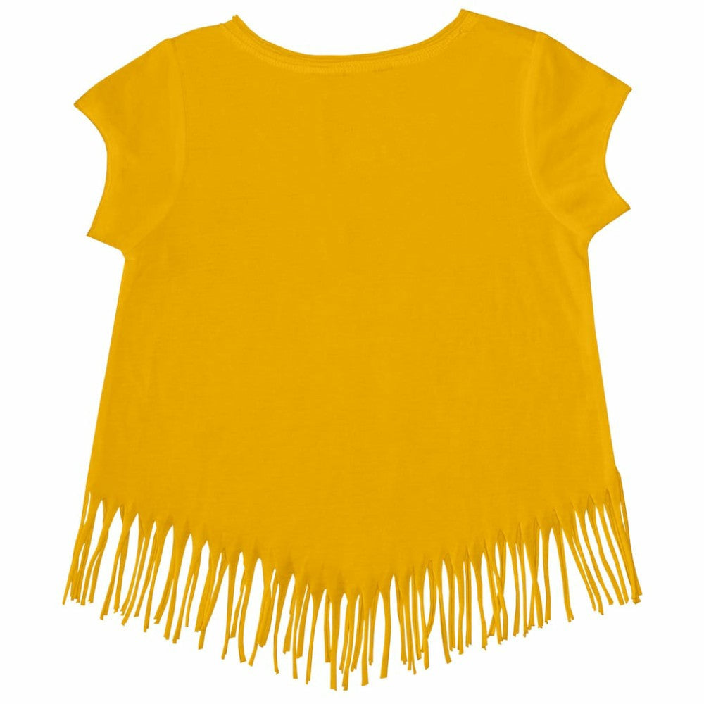 San Diego Padres Tiny Turnip Girls Youth Stitched Baseball Fringe T-Shirt - MLB T-shirts