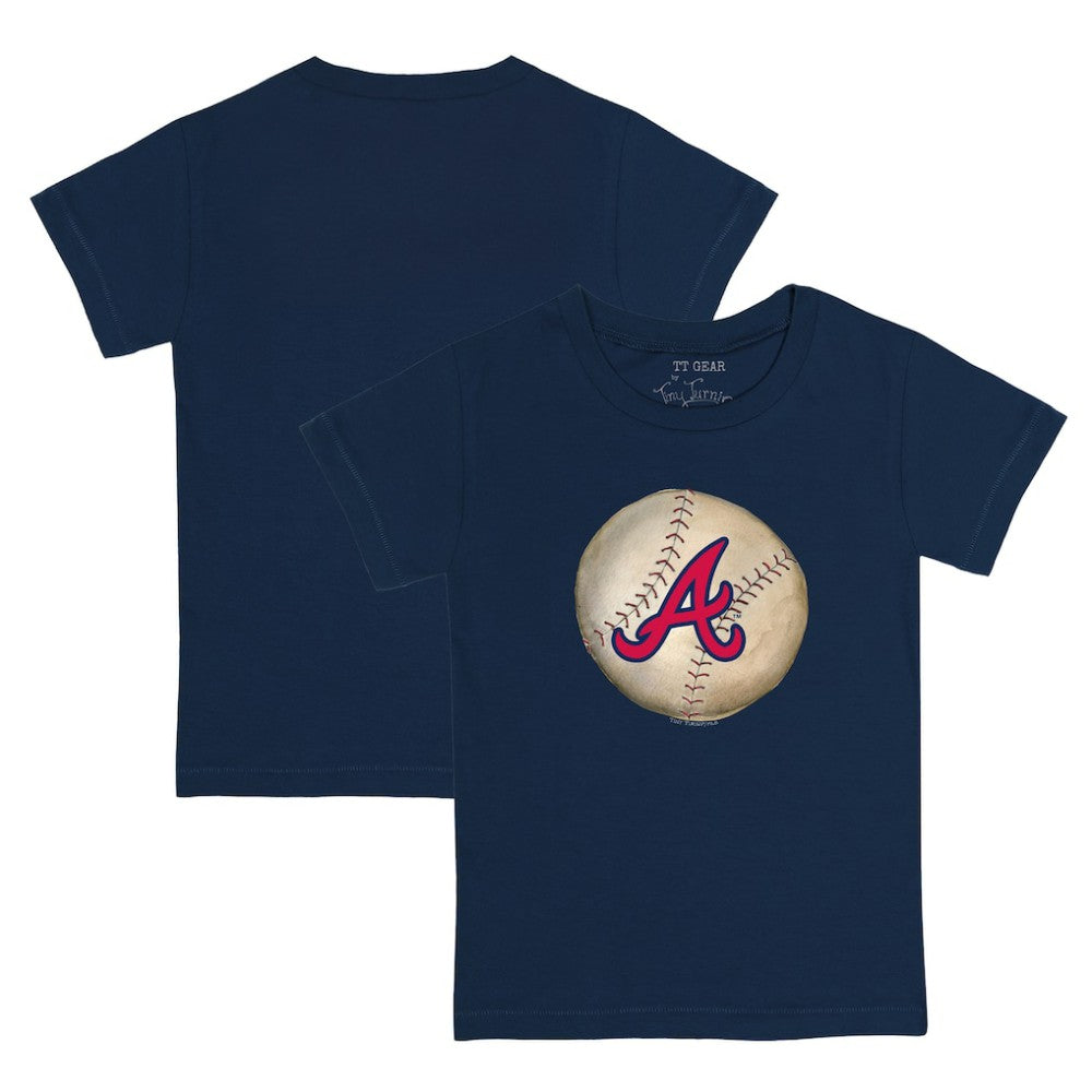Atlanta Braves Tiny Turnip Youth Stitched Baseball T-Shirt - MLB T-shirts
