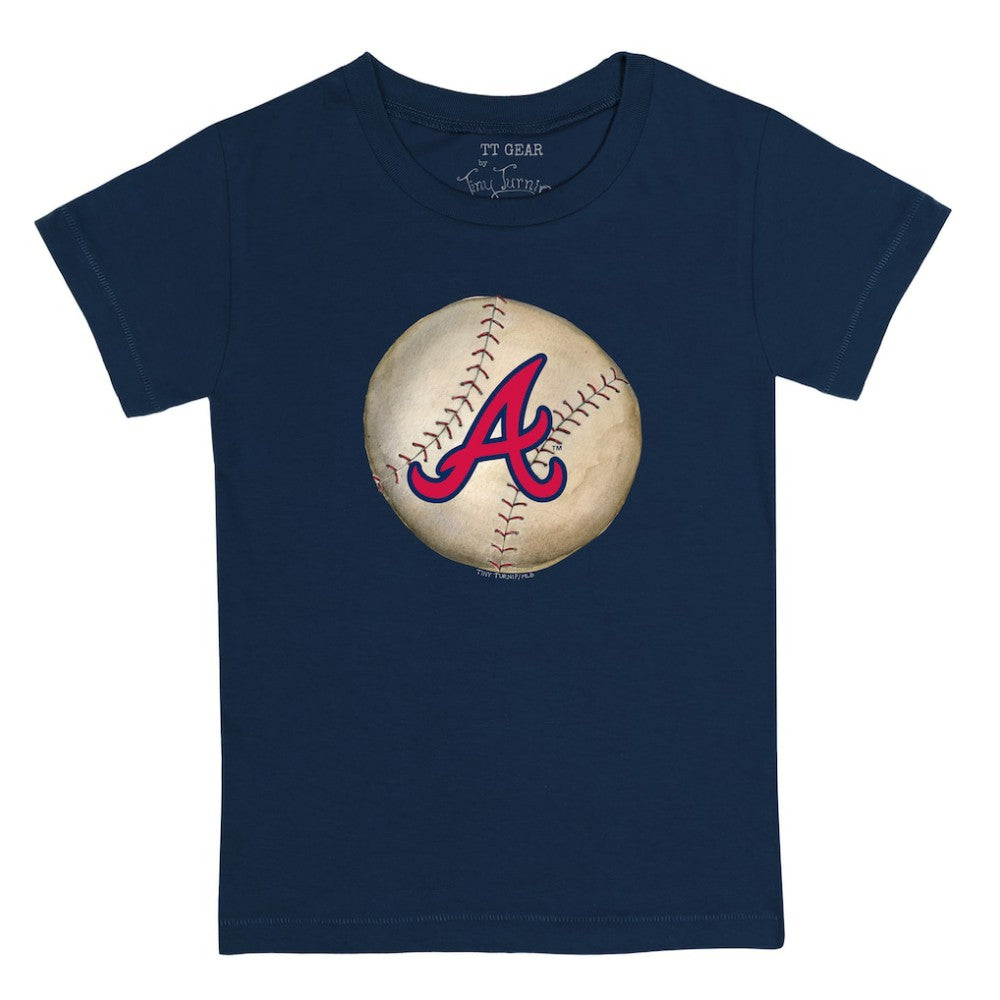 Atlanta Braves Tiny Turnip Youth Stitched Baseball T-Shirt - MLB T-shirts