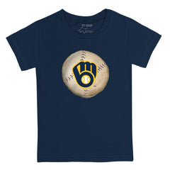 Milwaukee Brewers Tiny Turnip Youth Stitched Baseball T-Shirt - MLB T-shirts