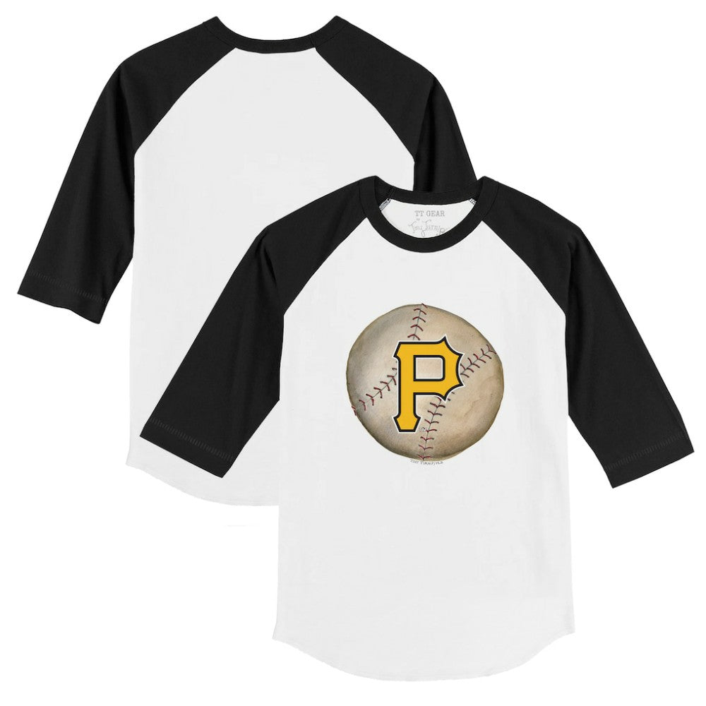 Pittsburgh Pirates Tiny Turnip Youth Stitched Baseball 3/4-Sleeve Raglan T-Shirt - MLB T-shirts