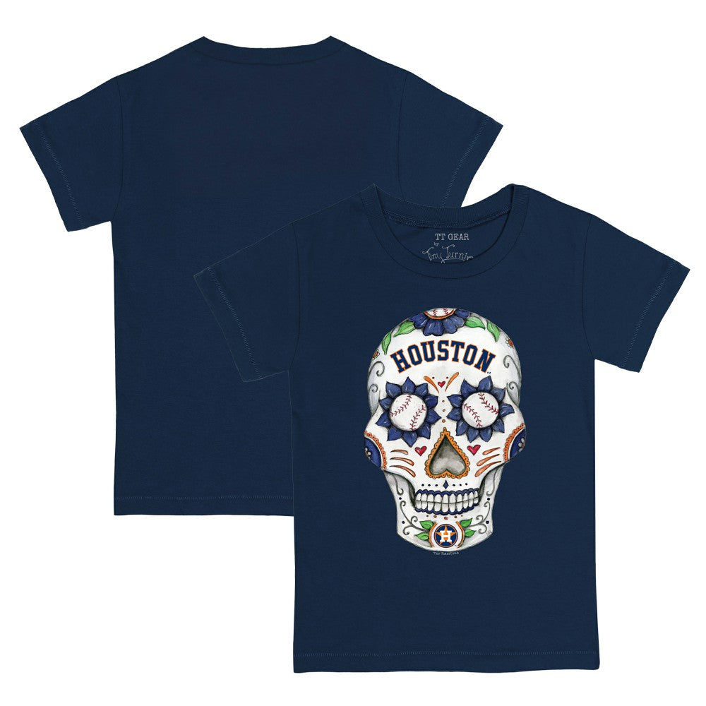 Houston Astros Tiny Turnip Youth Sugar Skull T-Shirt - MLB T-shirts
