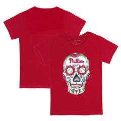 Philadelphia Phillies Tiny Turnip Youth Sugar Skull T-Shirt - MLB T-shirts