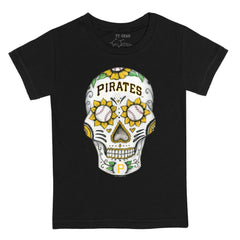 Pittsburgh Pirates Tiny Turnip Youth Sugar Skull T-Shirt - MLB T-shirts