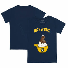 Milwaukee Brewers Tiny Turnip Youth Sundae Helmet T-Shirt - MLB T-shirts