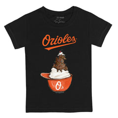 Baltimore Orioles Tiny Turnip Youth Sundae Helmet T-Shirt - MLB T-shirts