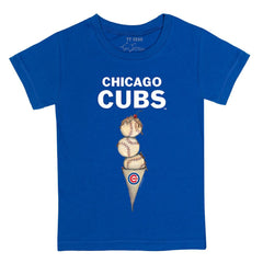 Chicago Cubs Tiny Turnip Youth Triple Scoop T-Shirt - MLB T-shirts