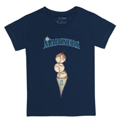 Seattle Mariners Tiny Turnip Youth Triple Scoop T-Shirt - MLB T-shirts