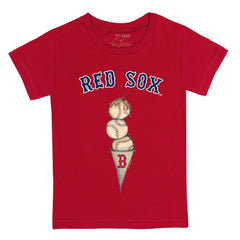 Boston Red Sox Tiny Turnip Youth Triple Scoop T-Shirt - MLB T-shirts