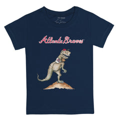 Atlanta Braves Tiny Turnip Youth TT Rex T-Shirt - MLB T-shirts