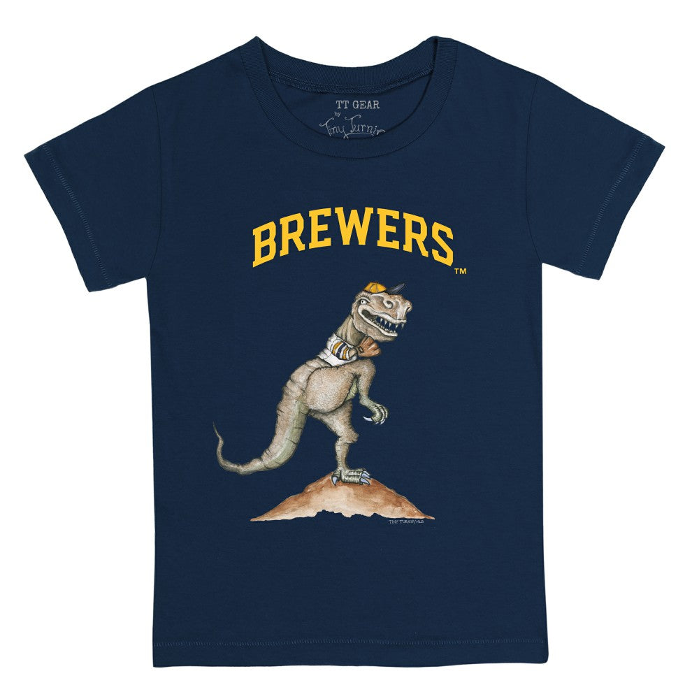 Milwaukee Brewers Tiny Turnip Youth TT Rex T-Shirt - MLB T-shirts