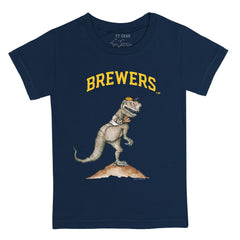 Milwaukee Brewers Tiny Turnip Youth TT Rex T-Shirt - MLB T-shirts