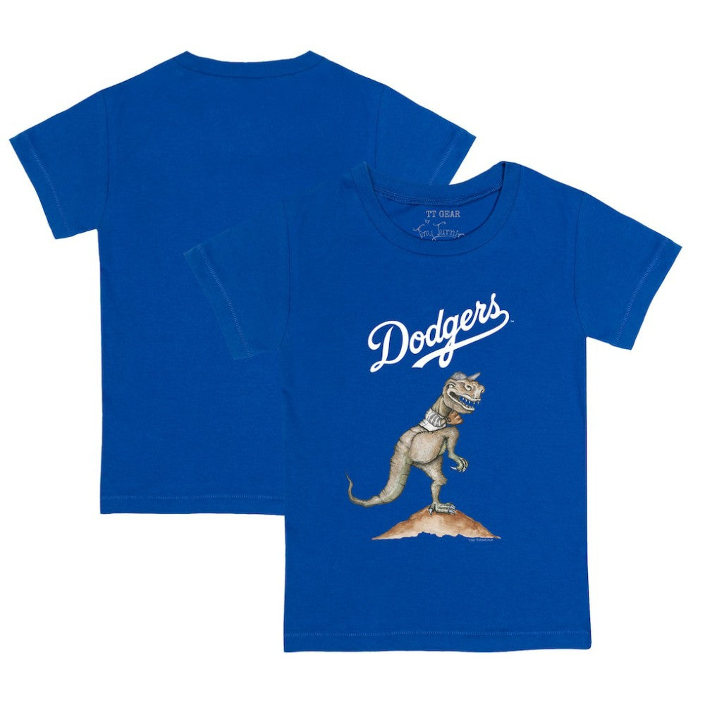 Los Angeles Dodgers Tiny Turnip Youth TT Rex T-Shirt - MLB T-shirts