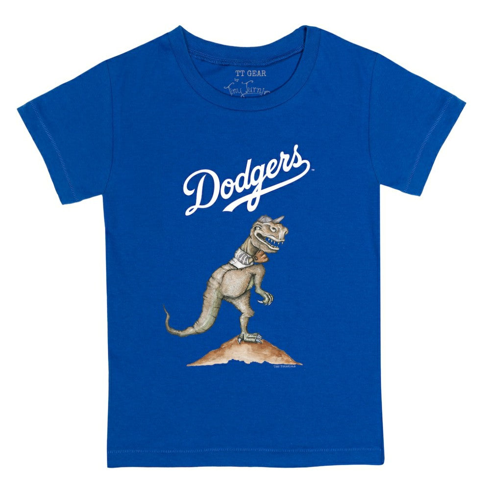 Los Angeles Dodgers Tiny Turnip Youth TT Rex T-Shirt - MLB T-shirts