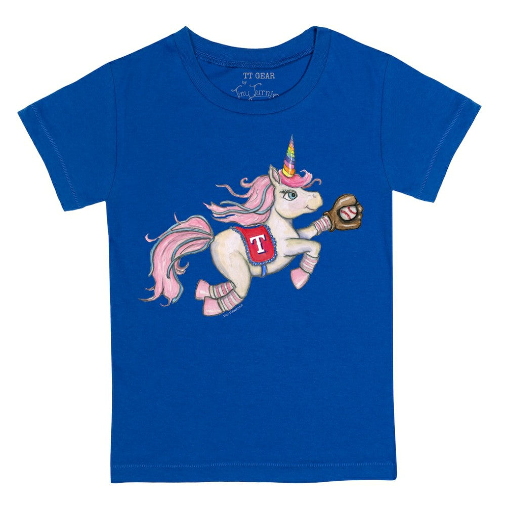 Texas Rangers Tiny Turnip Youth Unicorn T-Shirt - MLB T-shirts