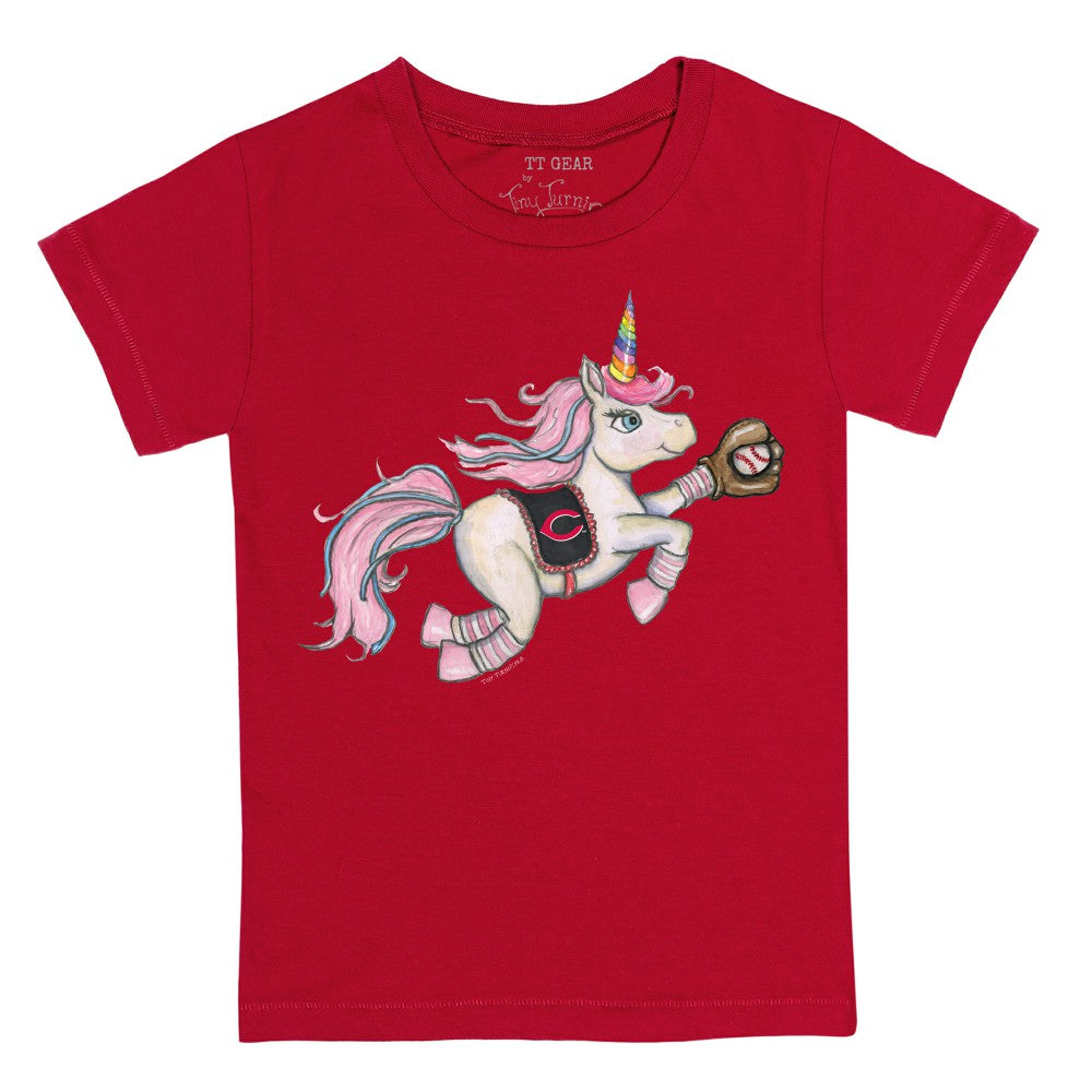 Cincinnati Reds Tiny Turnip Youth Unicorn T-Shirt - MLB T-shirts