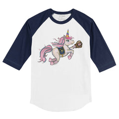 Milwaukee Brewers Tiny Turnip Youth Unicorn 3/4-Sleeve Raglan T-Shirt - MLB T-shirts