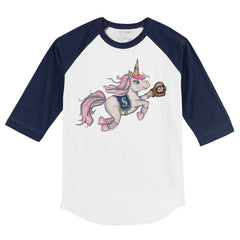 Seattle Mariners Tiny Turnip Youth Unicorn 3/4-Sleeve Raglan T-Shirt - MLB T-shirts