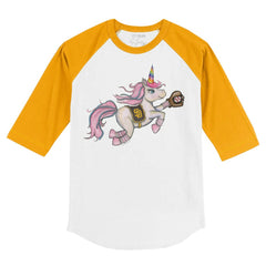 San Diego Padres Tiny Turnip Youth Unicorn 3/4-Sleeve Raglan T-Shirt - MLB T-shirts
