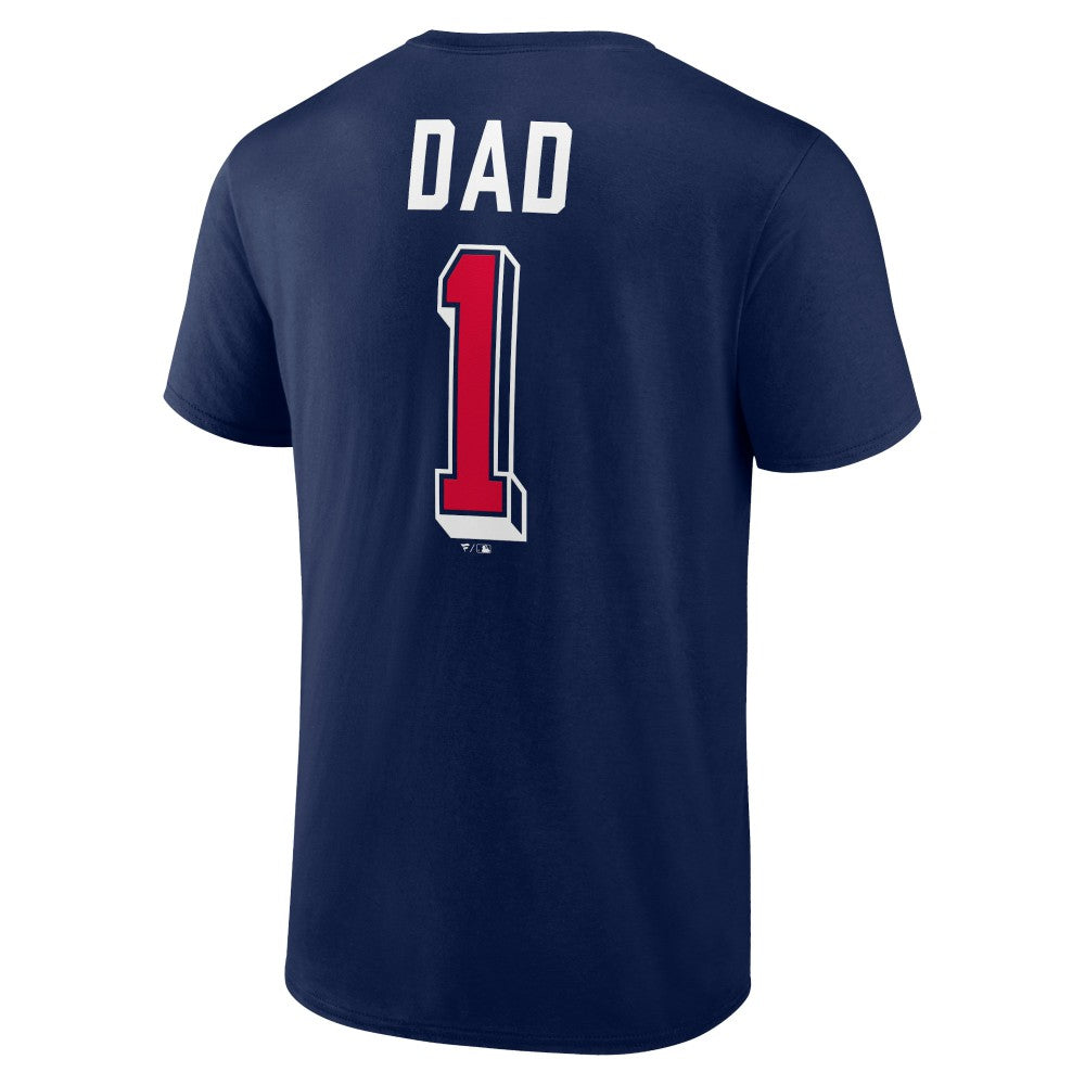 Cleveland Guardians Number One Dad Team Logo T-Shirt - MLB T-shirts