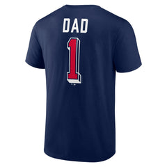 Cleveland Guardians Number One Dad Team Logo T-Shirt - MLB T-shirts