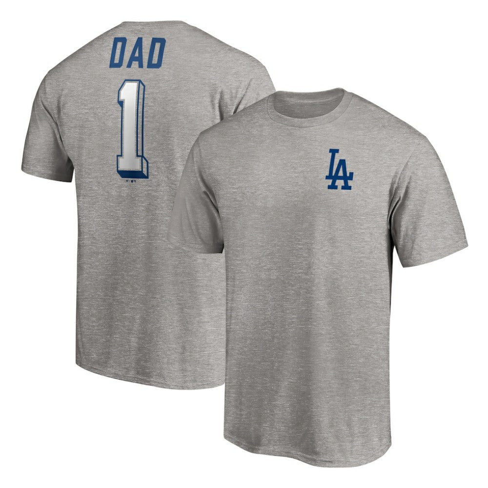 Los Angeles Dodgers Number One Dad T-Shirt - MLB T-shirts