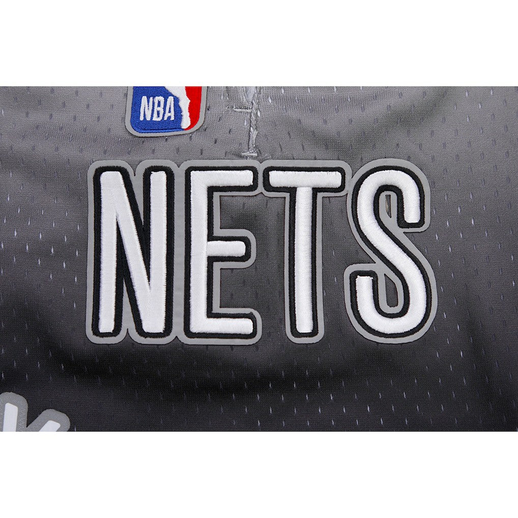 Black/Gray Brooklyn Nets Pro Standard Ombre Mesh Shorts | NBA