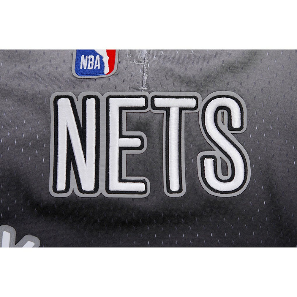 Black/Gray Brooklyn Nets Pro Standard Ombre Mesh Shorts | NBA