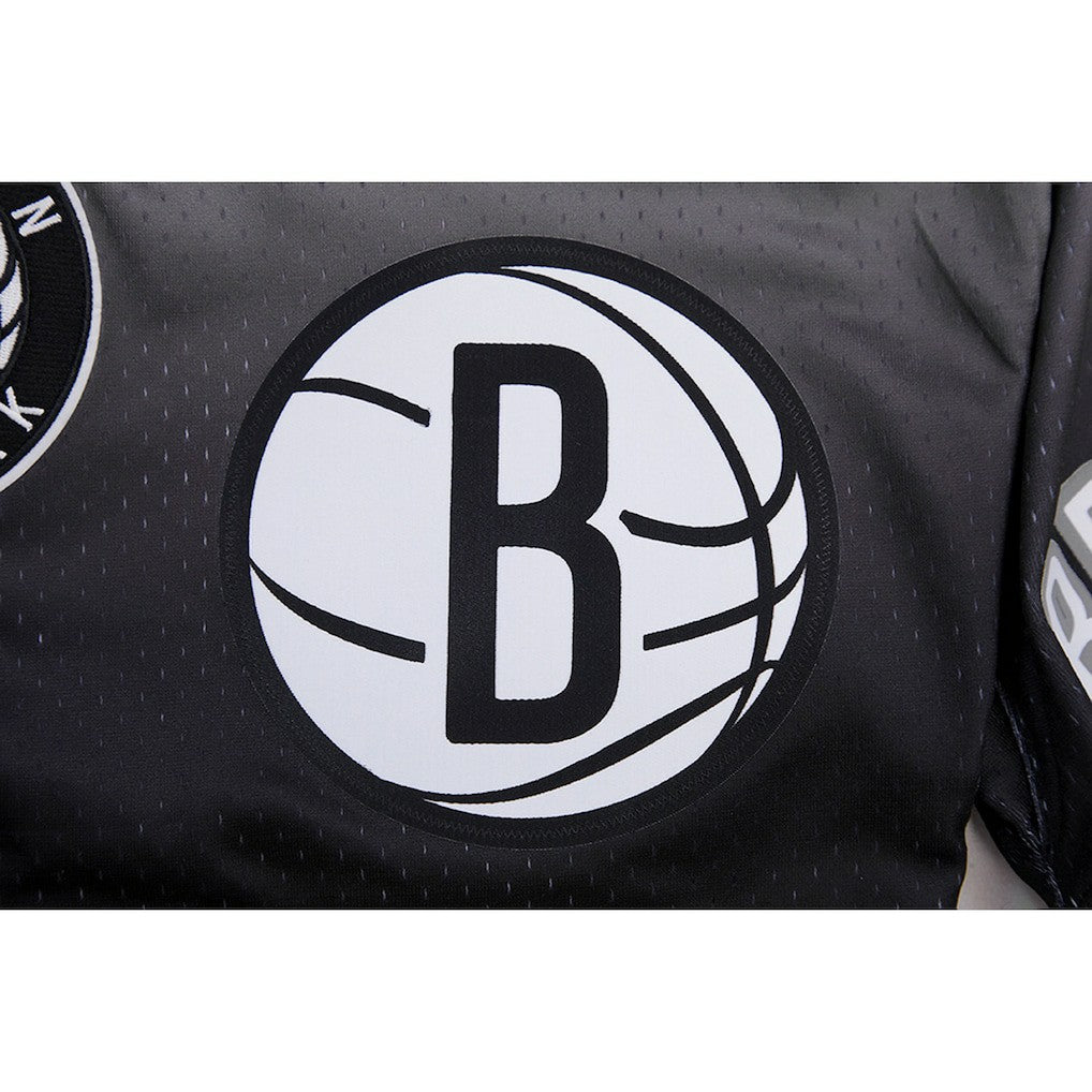 Black/Gray Brooklyn Nets Pro Standard Ombre Mesh Shorts | NBA