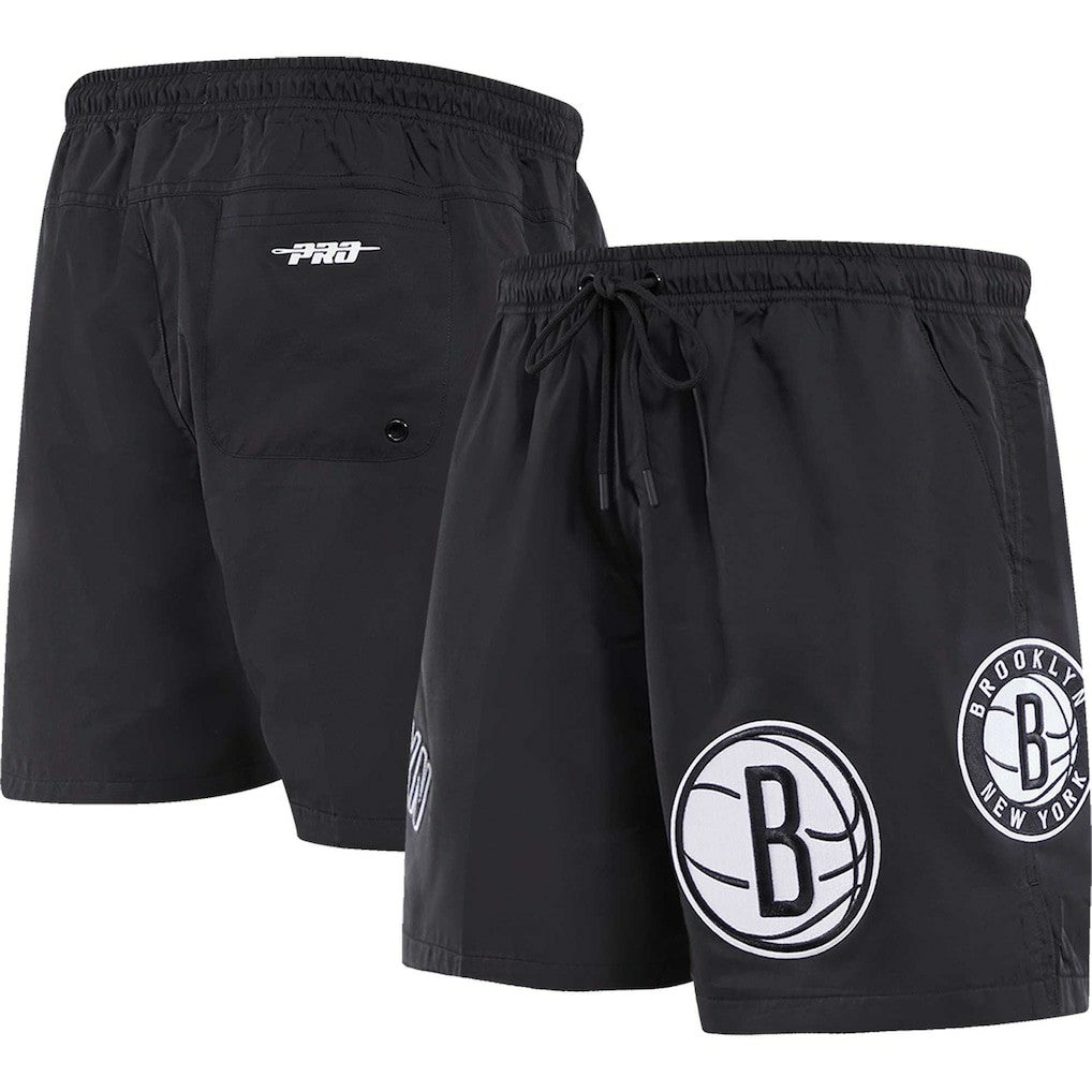 Black Brooklyn Nets Pro Standard Classics Woven Shorts | NBA