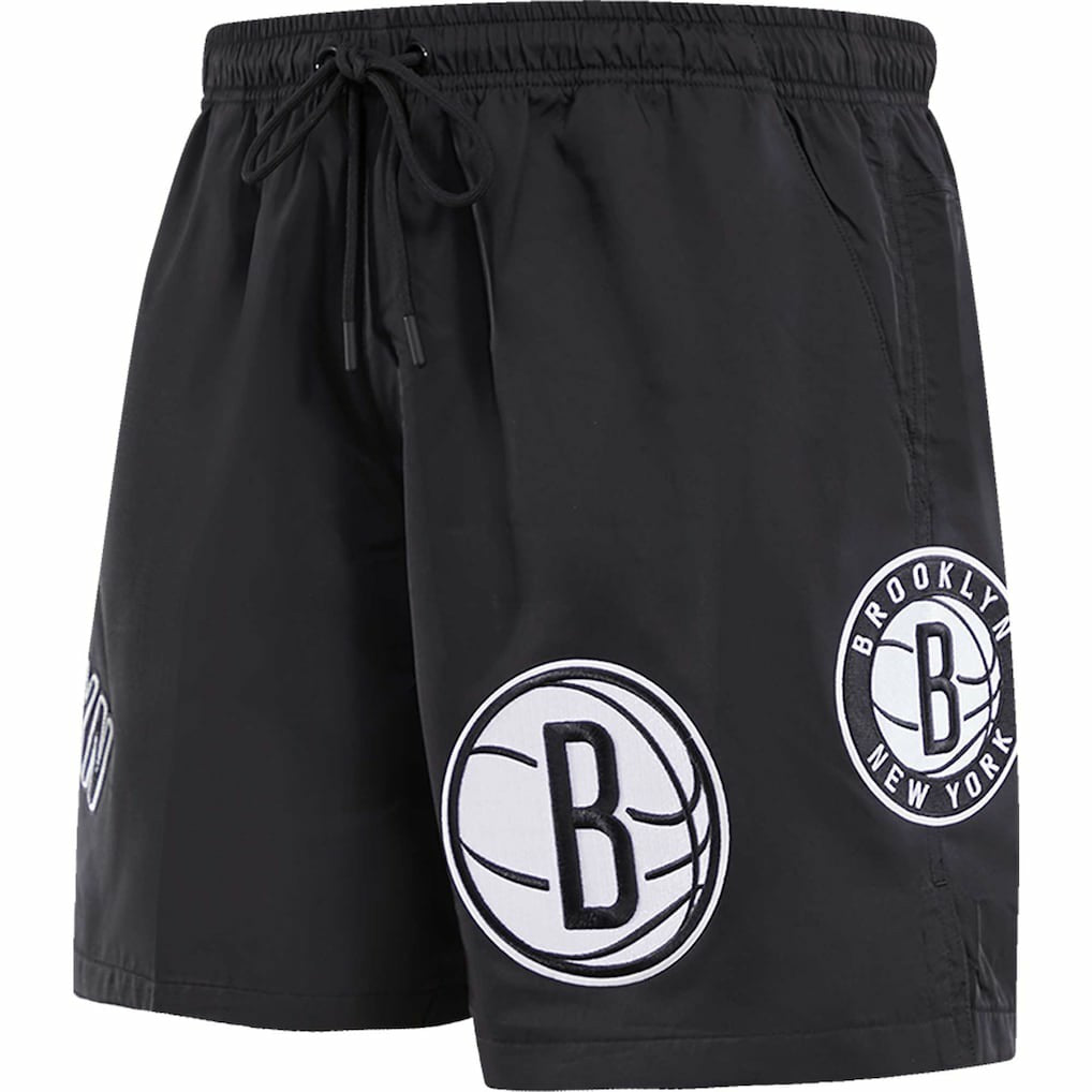 Black Brooklyn Nets Pro Standard Classics Woven Shorts | NBA
