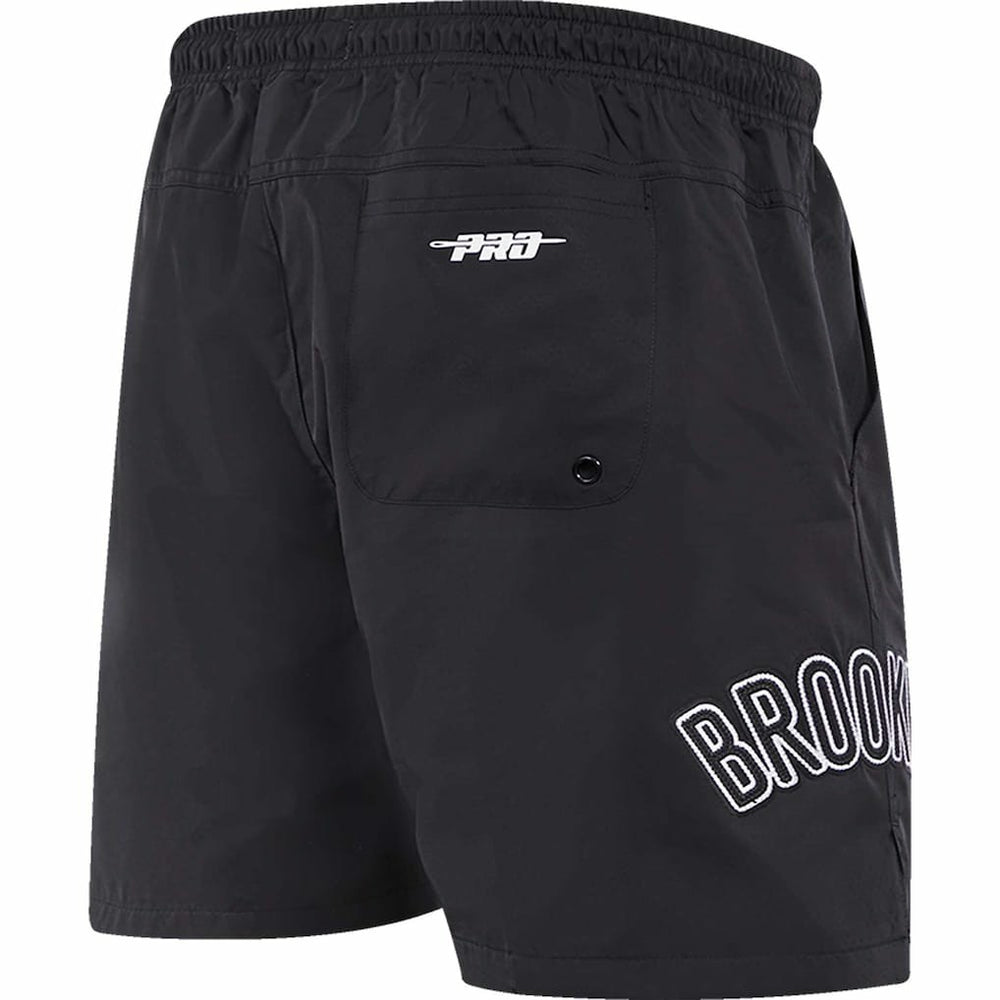 Black Brooklyn Nets Pro Standard Classics Woven Shorts | NBA