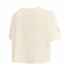 Cream Brooklyn Nets Pro Standard Women's Neutral Boxy Crop T-Shirt | NBA