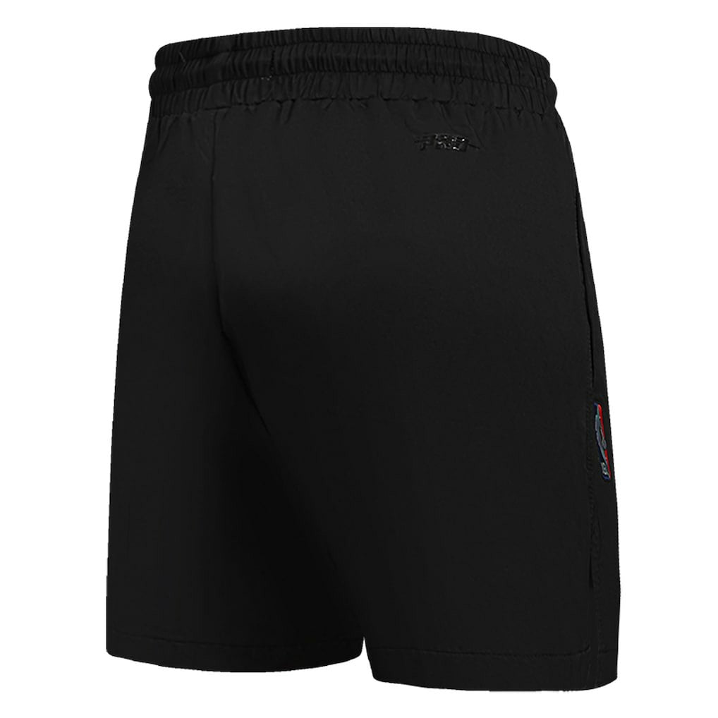 Black Chicago Bulls Pro Standard Women's Script Woven Shorts | NBA