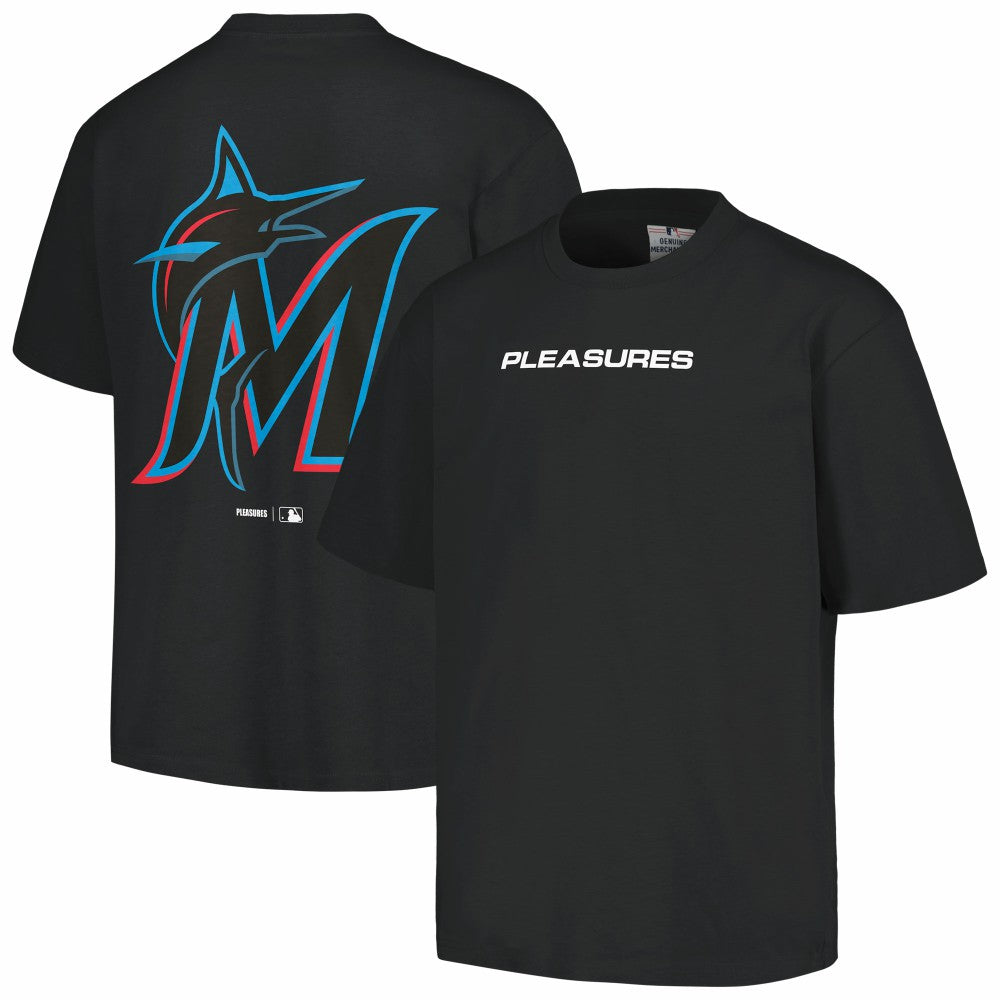 Miami Marlins PLEASURES Ballpark T-Shirt - MLB T-shirts