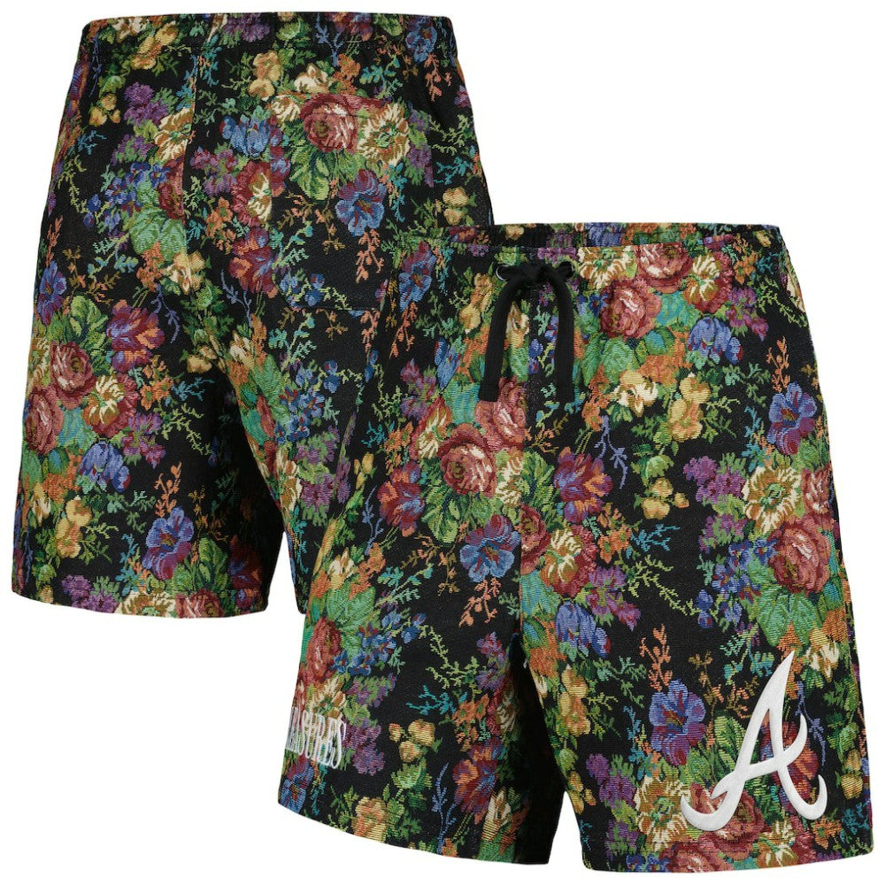 Atlanta Braves PLEASURES Floral Shorts - MLB Shorts