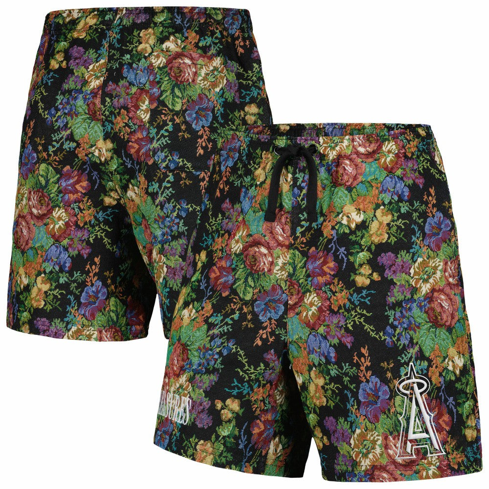 Los Angeles Angels PLEASURES Floral Shorts - MLB Shorts
