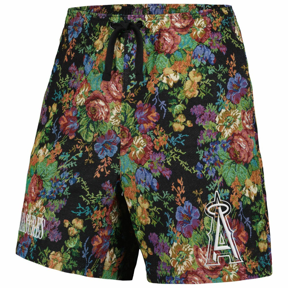 Los Angeles Angels PLEASURES Floral Shorts - MLB Shorts